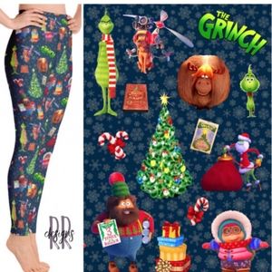 Green Grump Leggings